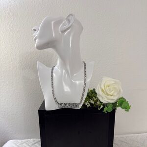 Stainless Steel Karen Nameplate Necklace